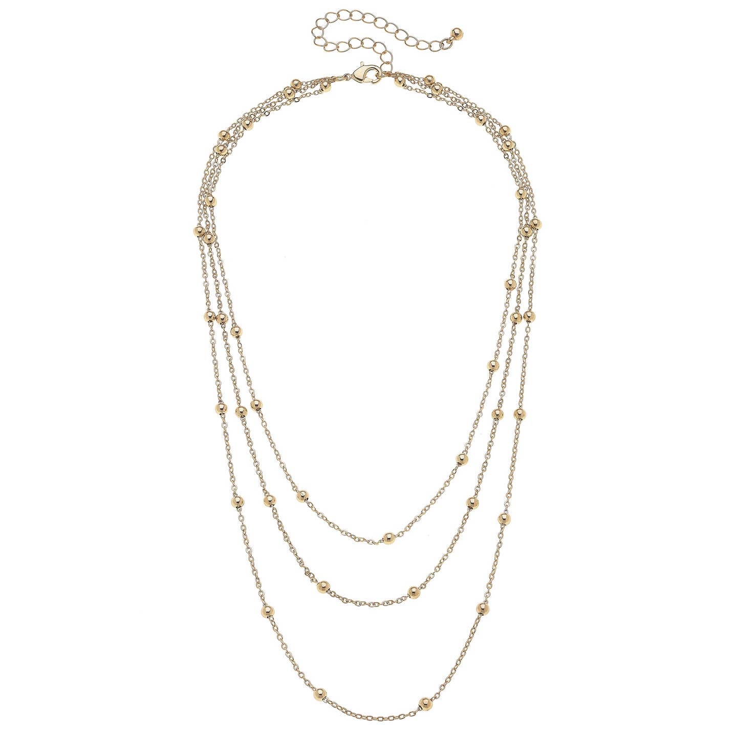 Laken Layered Saturn Chain Necklace