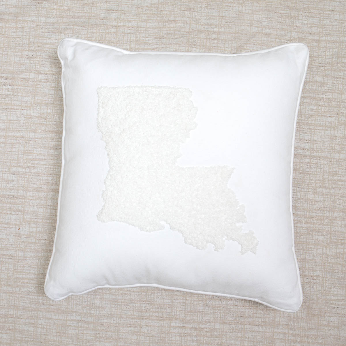 Louisiana Embroidered Pillow