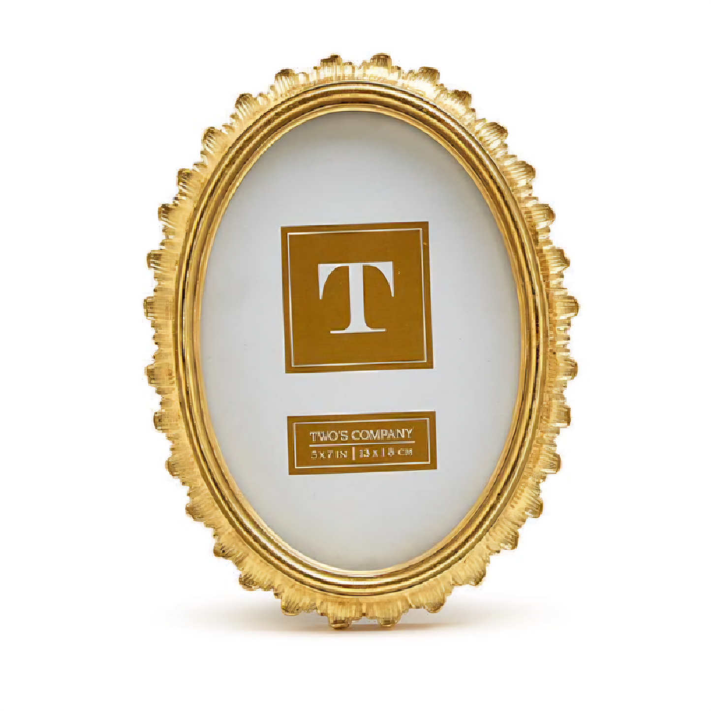 Gold Falcate Oval Frame