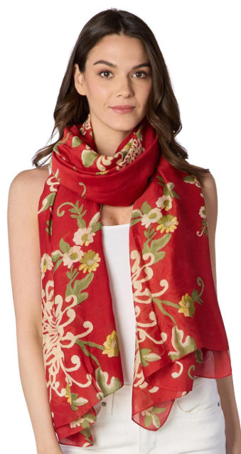 Chrysanthemum Red Scarf
