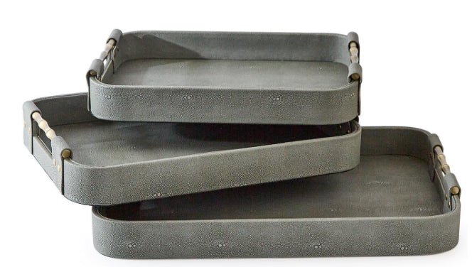 Grey Rectangle Tray