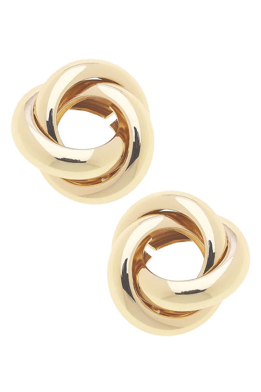 Diana Knot Stud Earrings