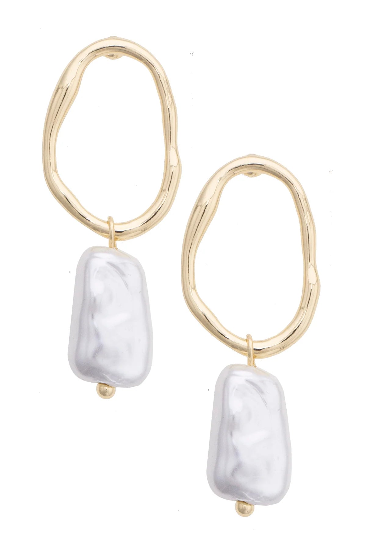 Riviera Pearl Drop Earrings
