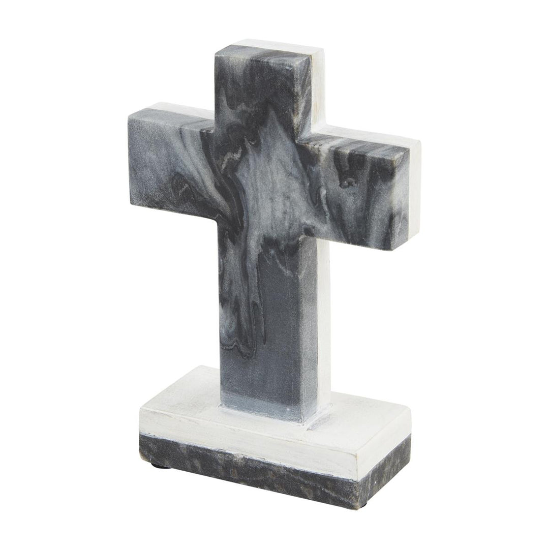 Wood Marble Cross