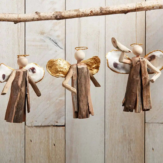 Oyster Angel Ornament
