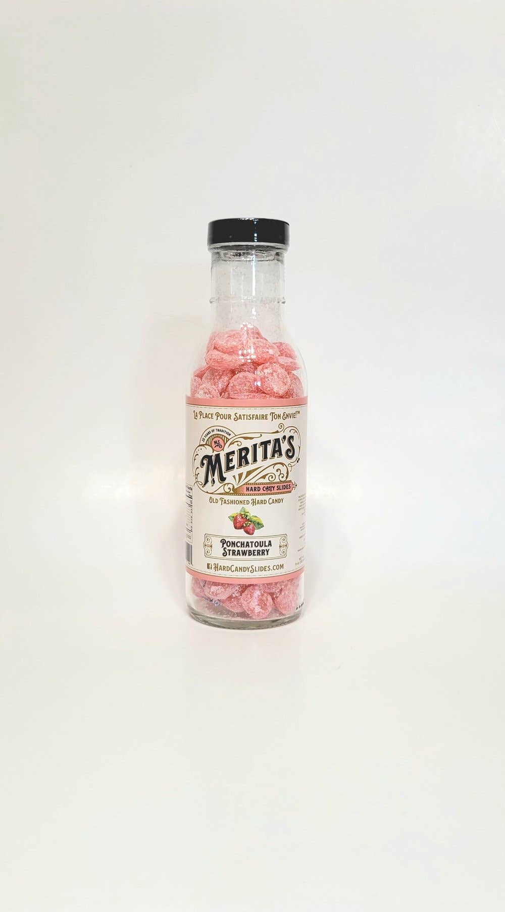 Ponchatoula Strawberry Glass Bottle
