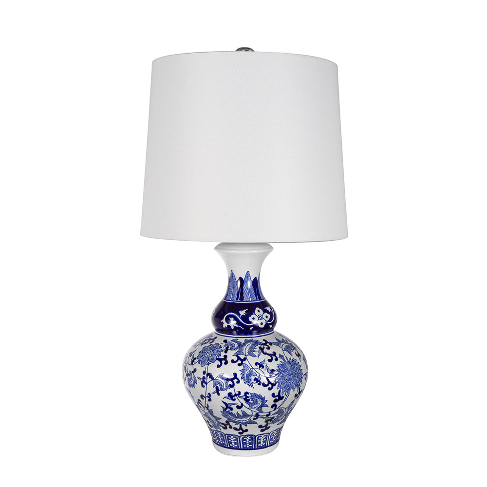 Blue & White Vase Lamp