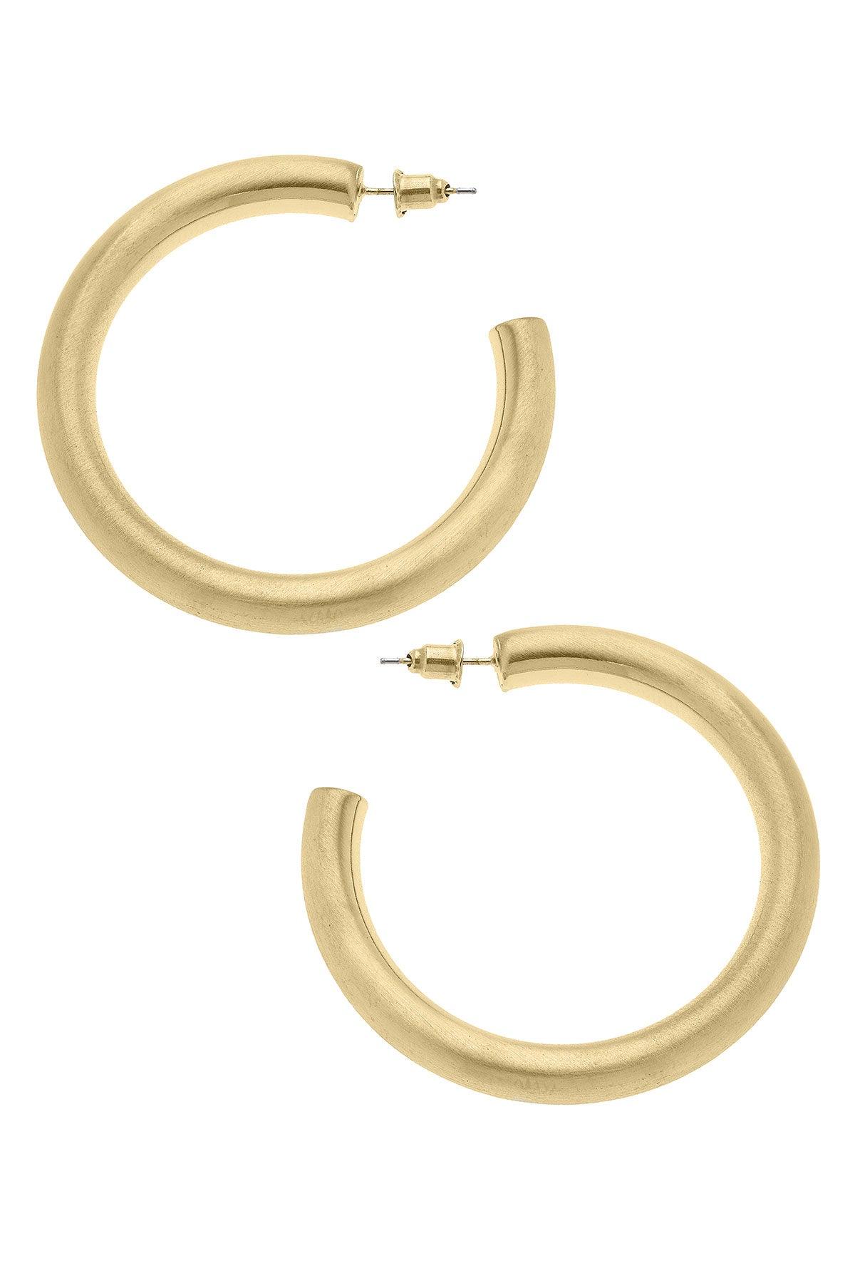 Isla Gold Hoop Earrings