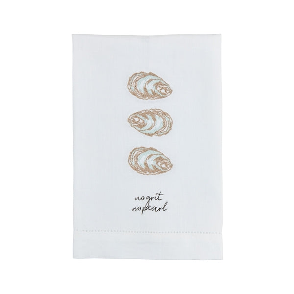 No Grit Embroidery Towel