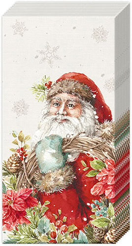 Santa’s Wreath Hankie