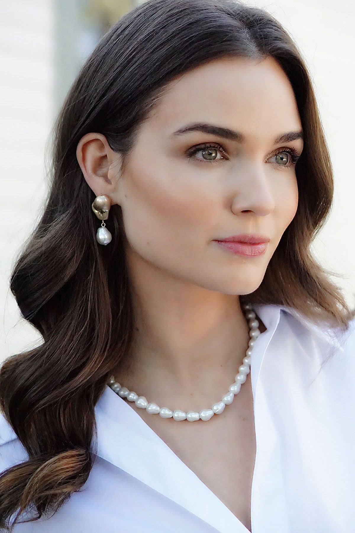 Bently Pearl Drop Earrings