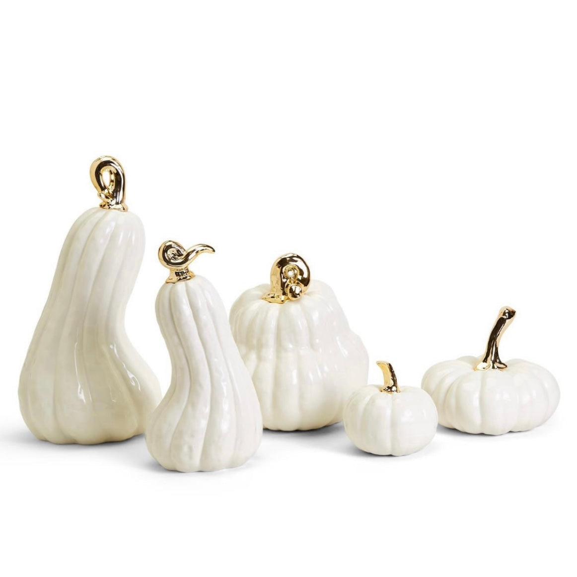 White Ceramic Pumpkin