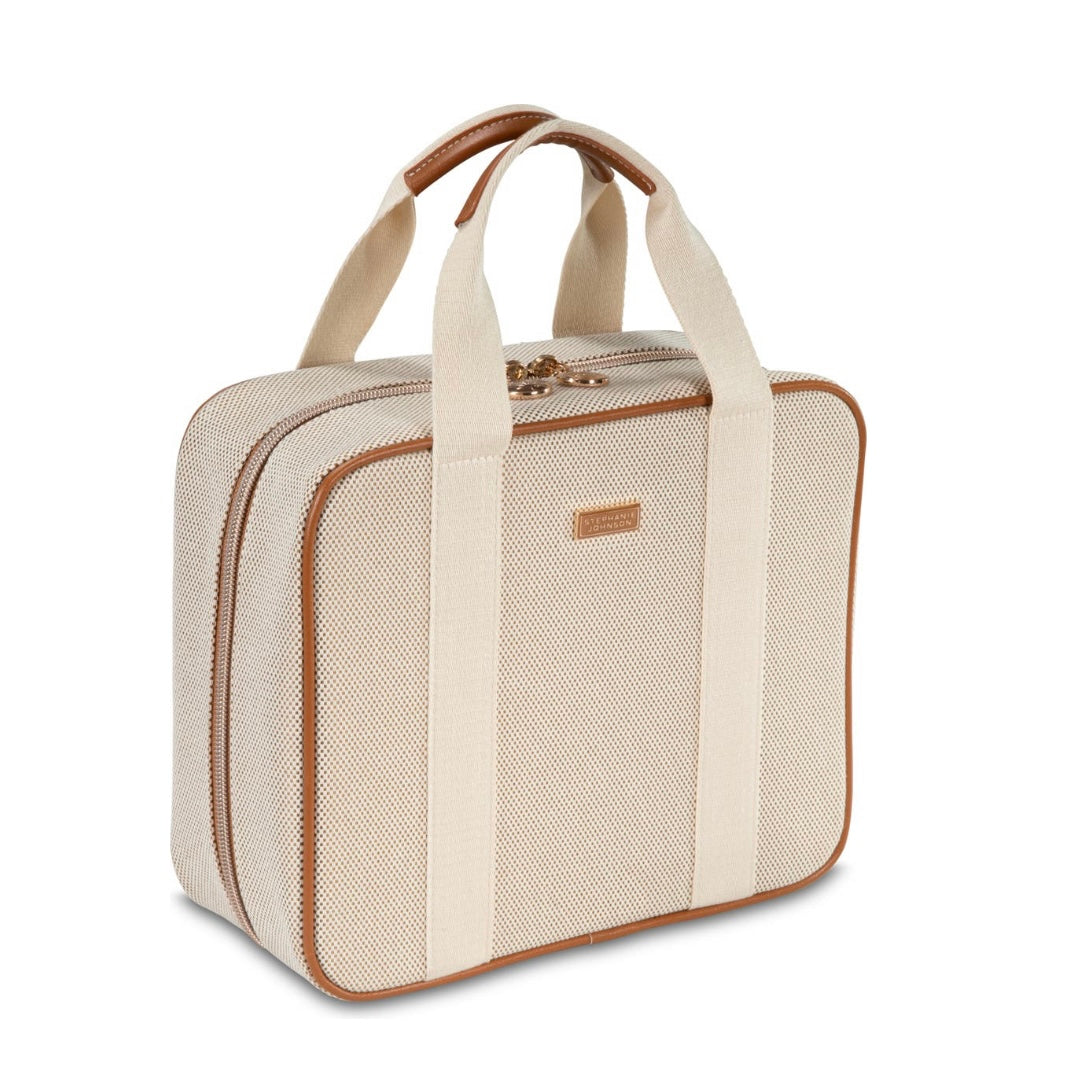 Stephanie Johnson Large Ivory Briefcase