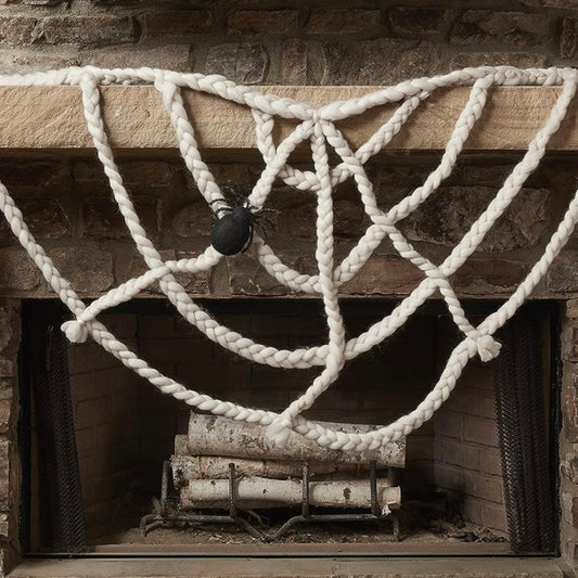 Spider Web Wool Garland