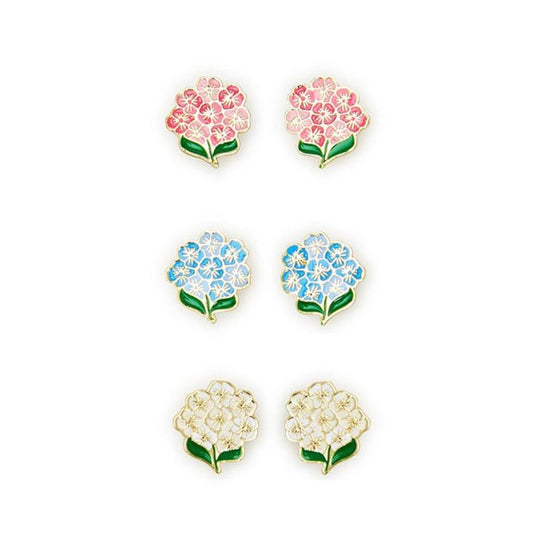 Hydrangea Flower Earrings
