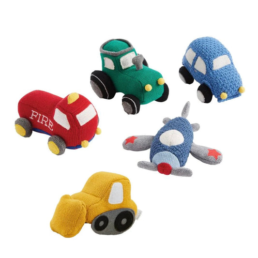 Knit Transportation Rattle