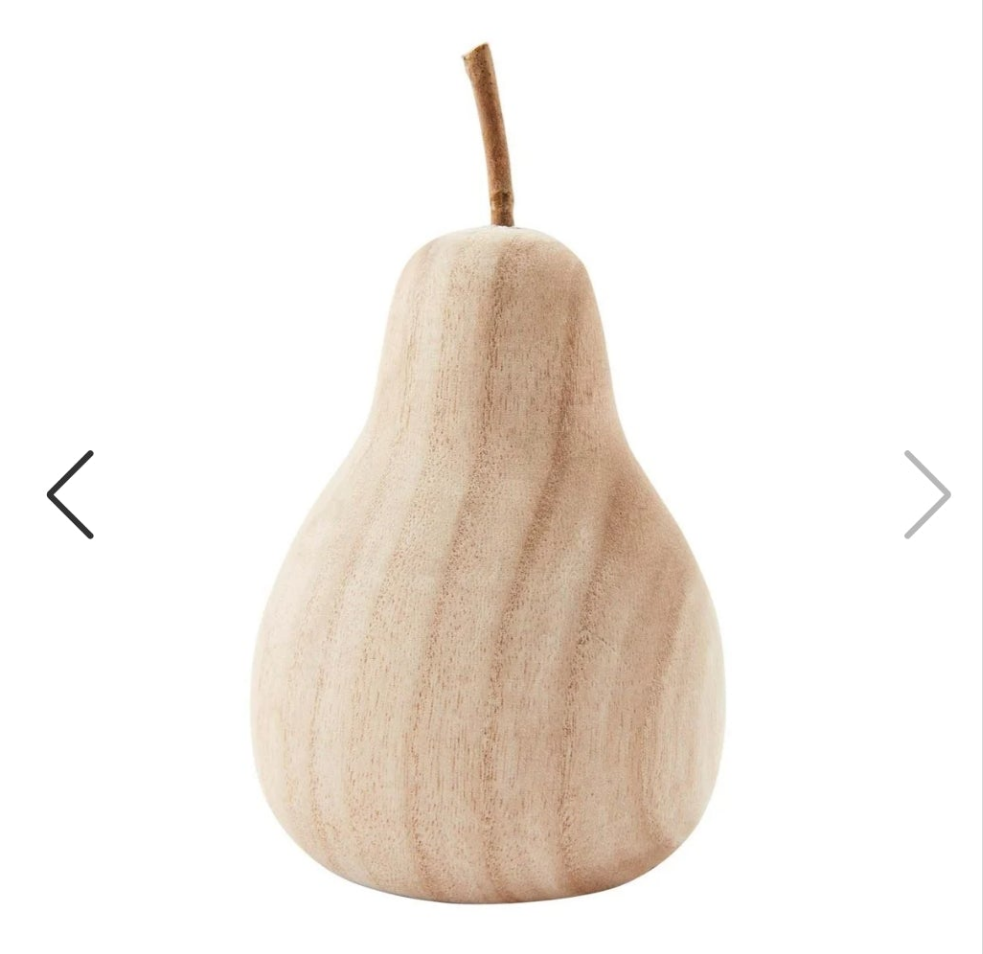 Large wood pear