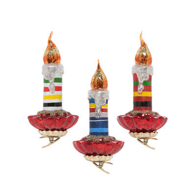 Retro Candlestick Ornament