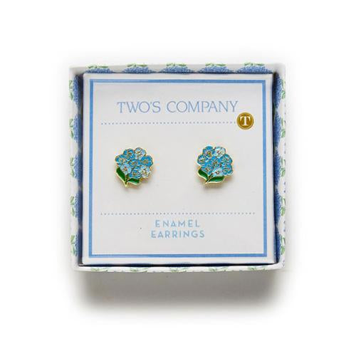 Hydrangea Flower Earrings