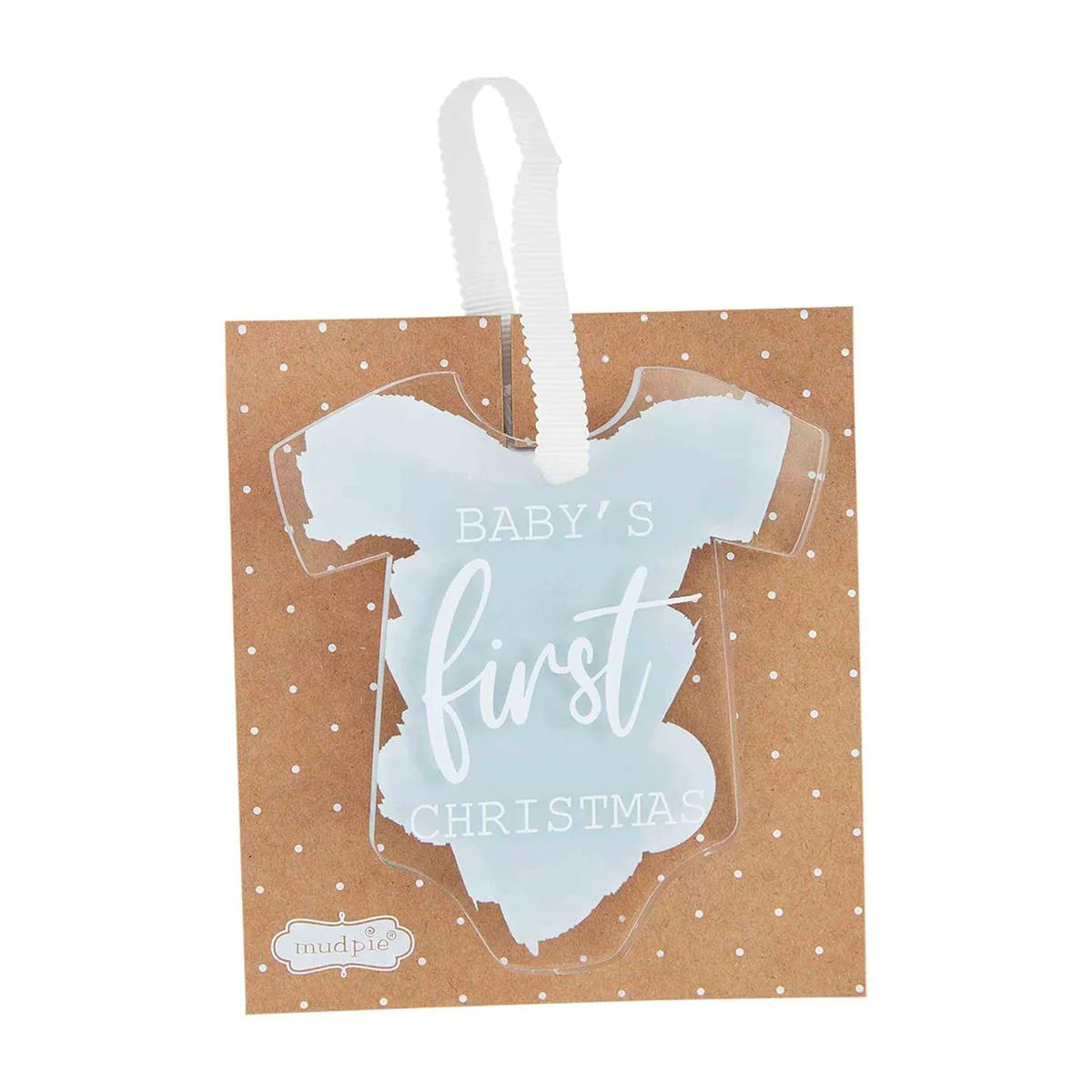 Baby's First Ornament Blue