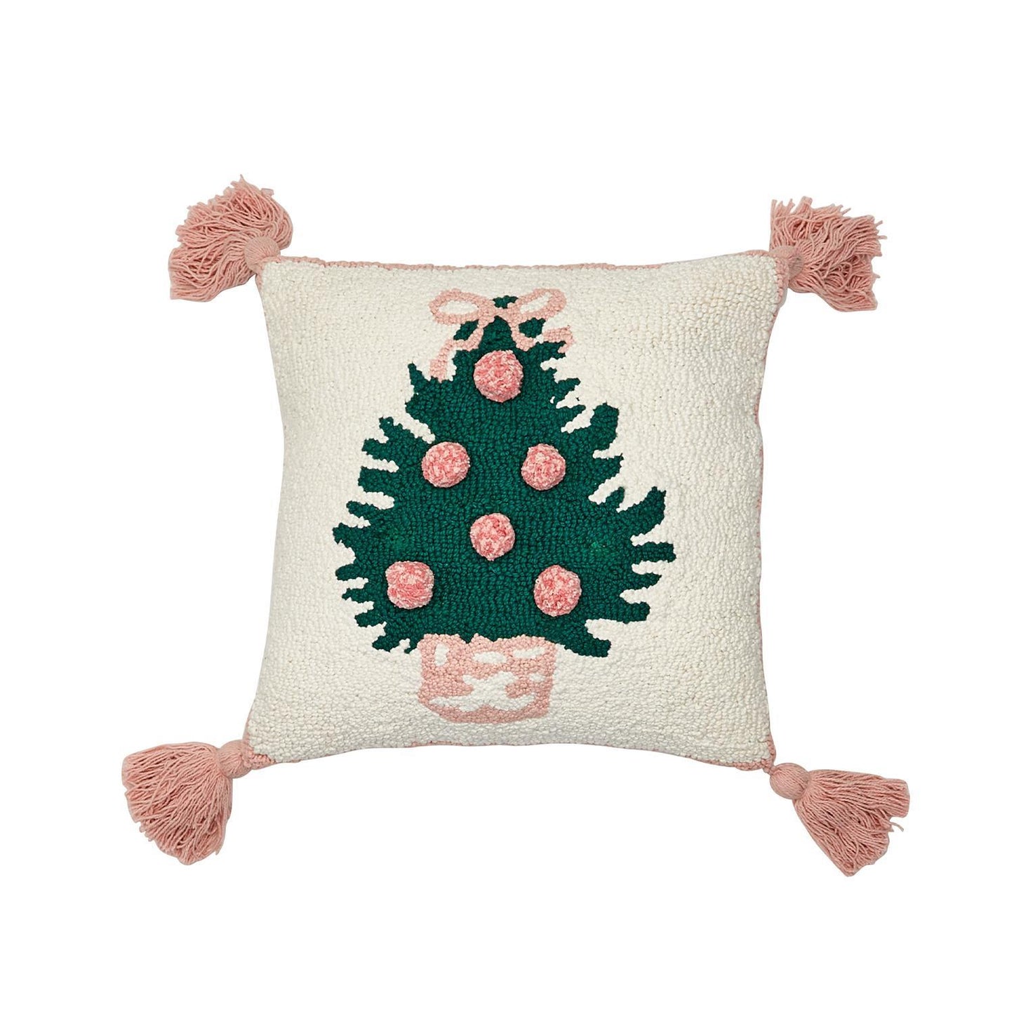 Pink Chinoiserie Christmas Pillow