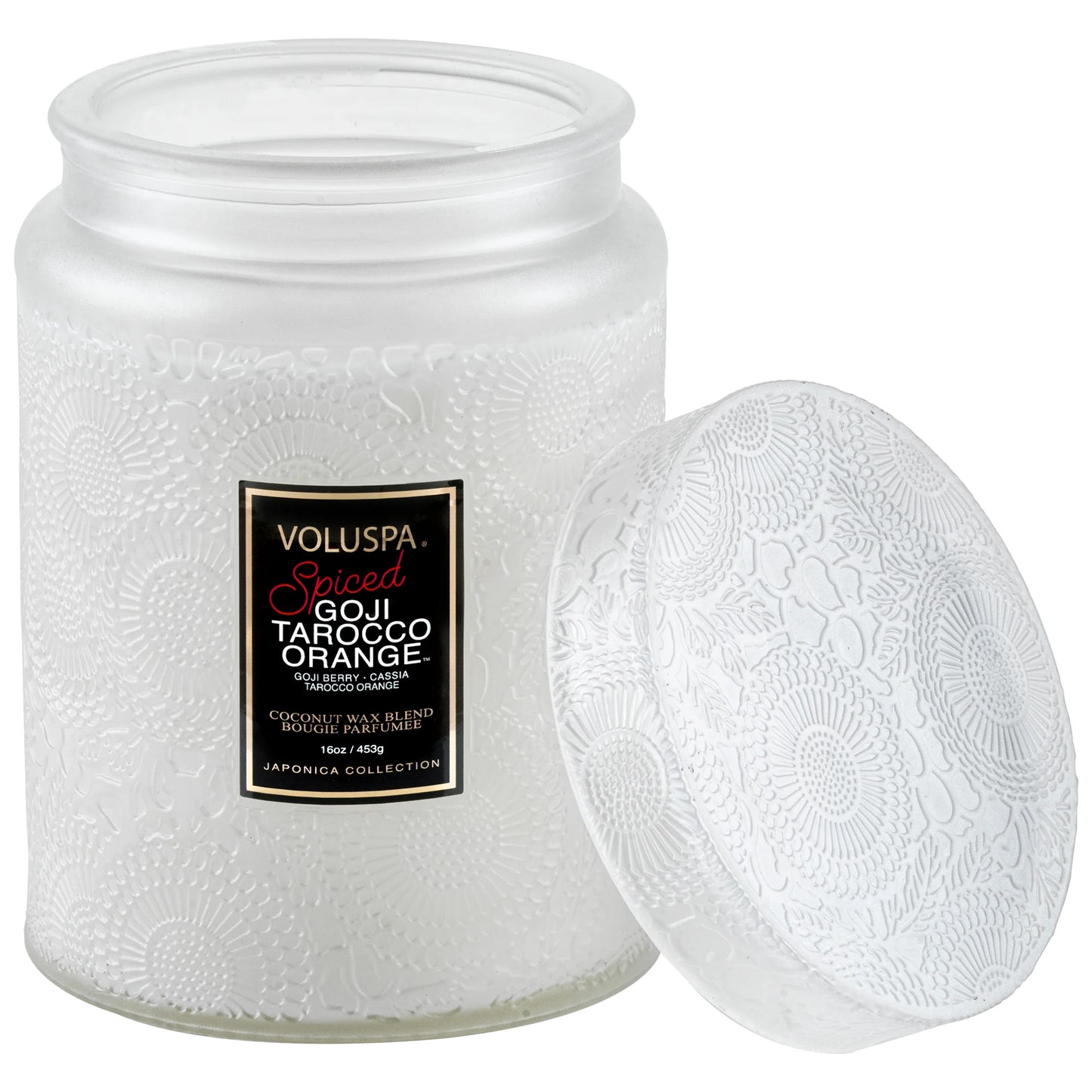 Large Spiced Goji Tarocco Orange Voluspa Candle