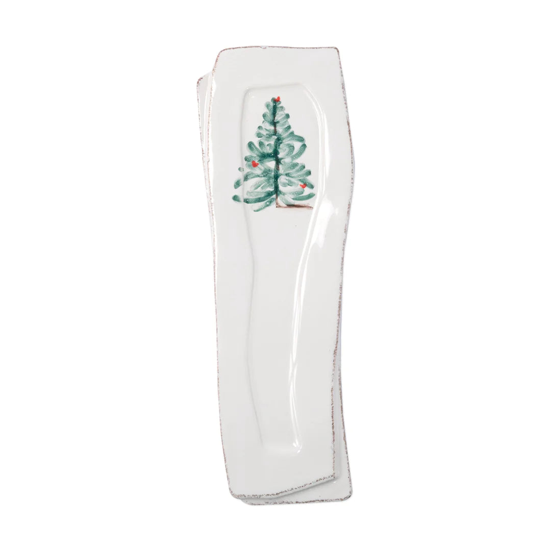 Christmas Tree Vietri Spoon Rest