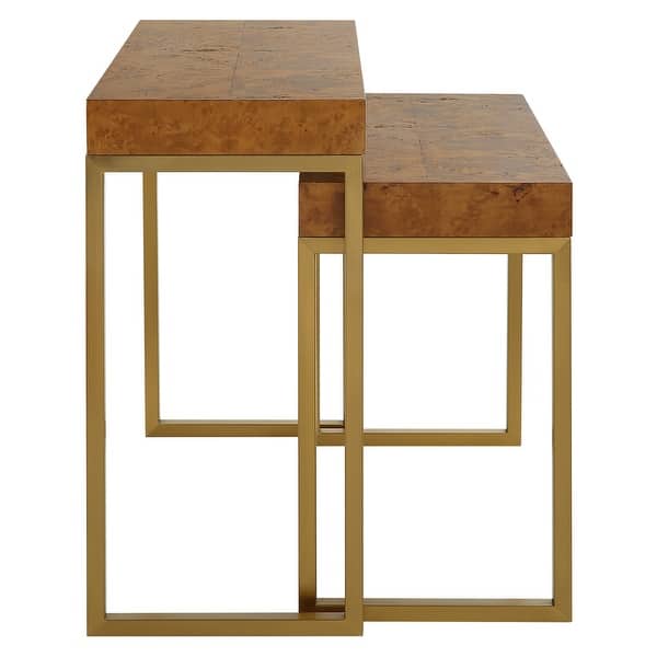 Burl-esque Nesting Tables