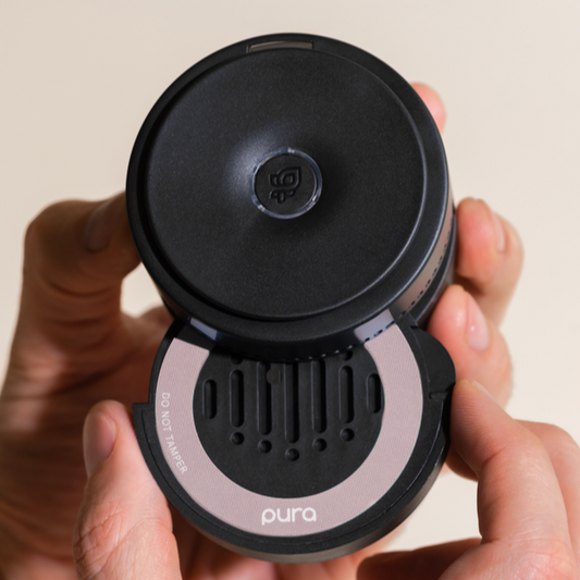 Teak & Leather Pura Car Refill