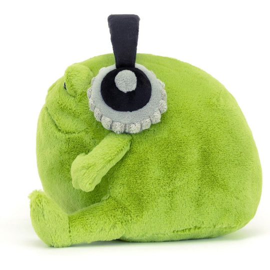 Ricky Rain Frog with Headphones