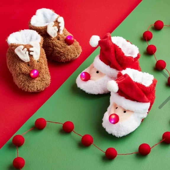 Light up Holiday Slippers
