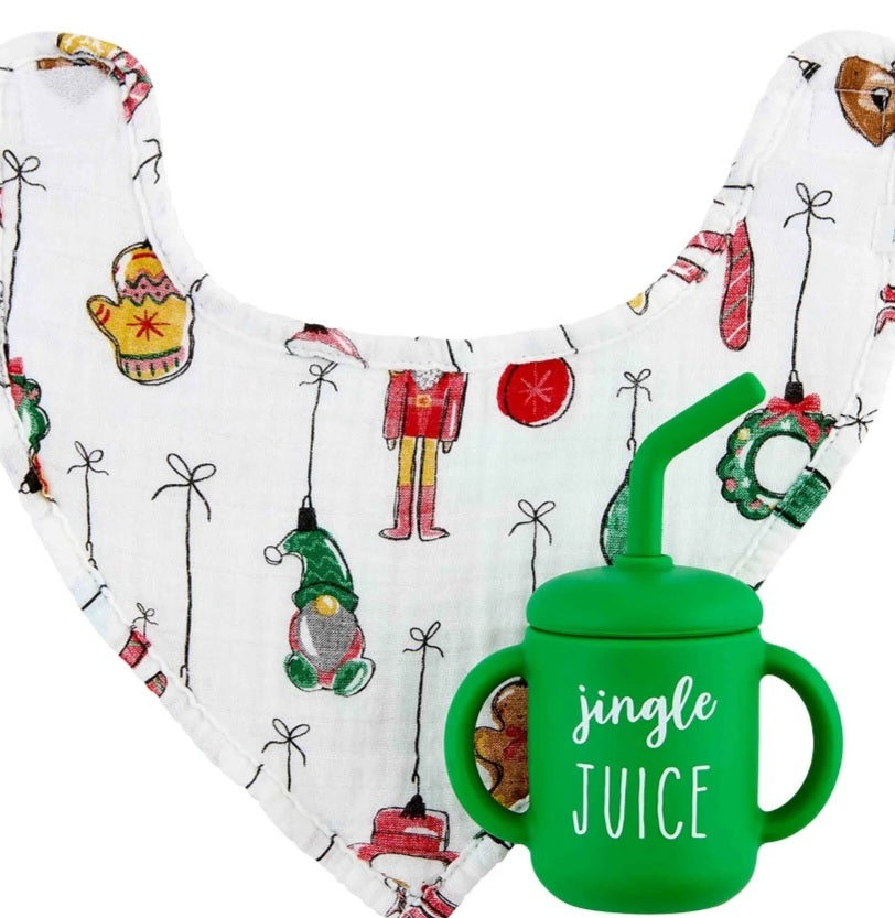 Christmas Bib & Cup Set