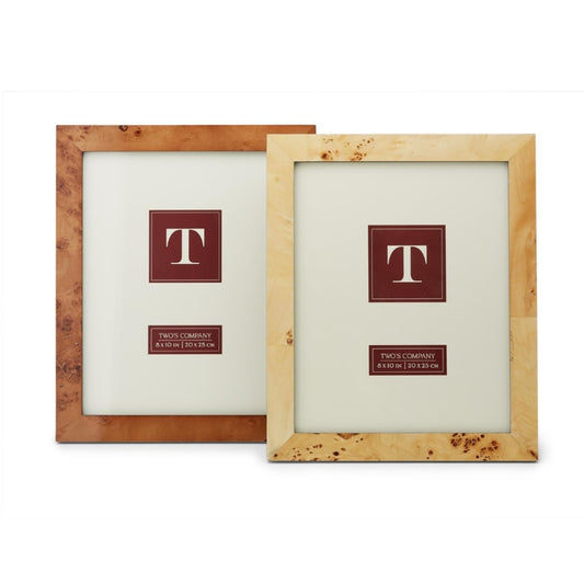 Burled Wood Frames