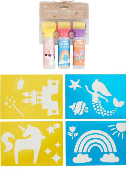 Girl Roller Chalk Set
