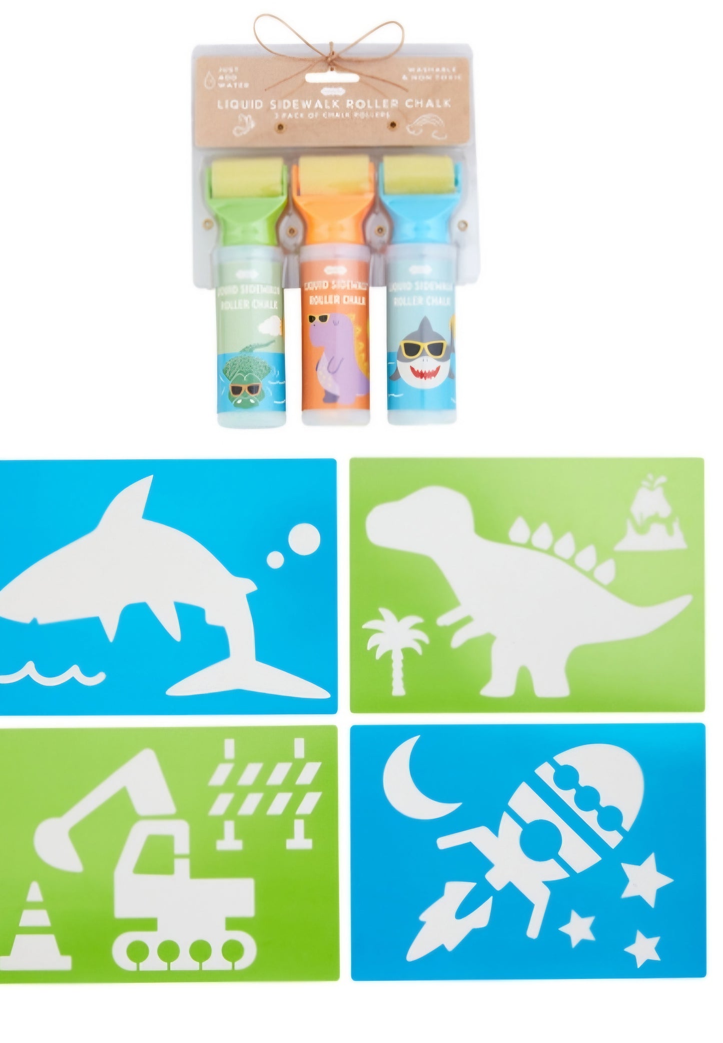 Boy Roller Chalk Set