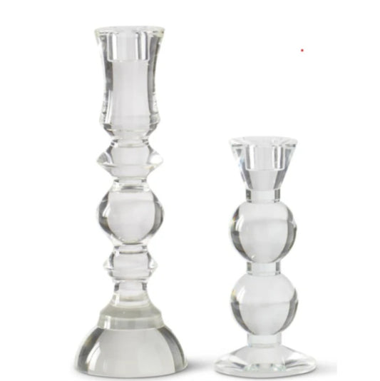 Crystal Taper Candleholders