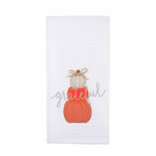 Thanksgiving Waffle Knit Towels