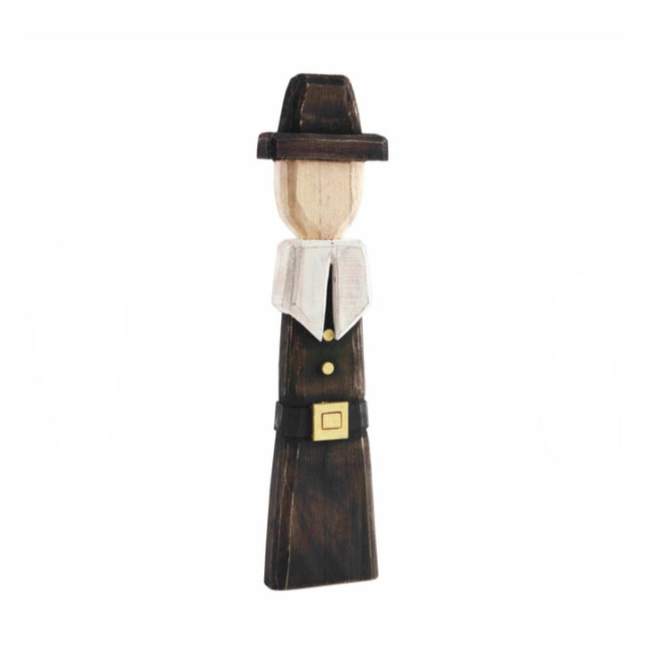 Wooden Pilgrim Sitter