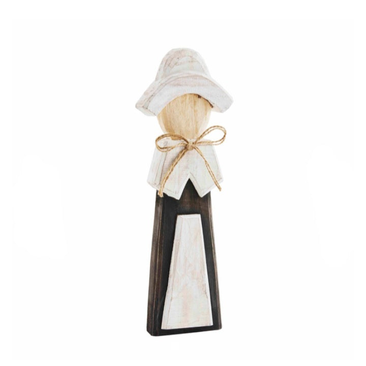 Wooden Pilgrim Sitter