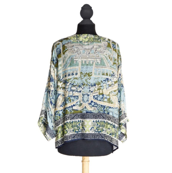 Tapestry Sea Short Kimono
