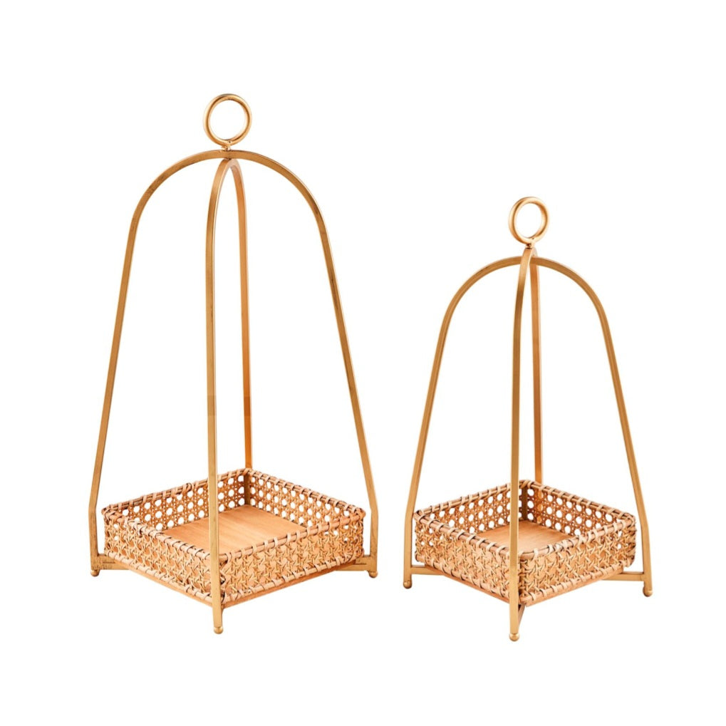 Cane Tray Lantern