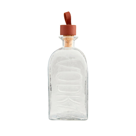 Vodka Glass Leather Decanter