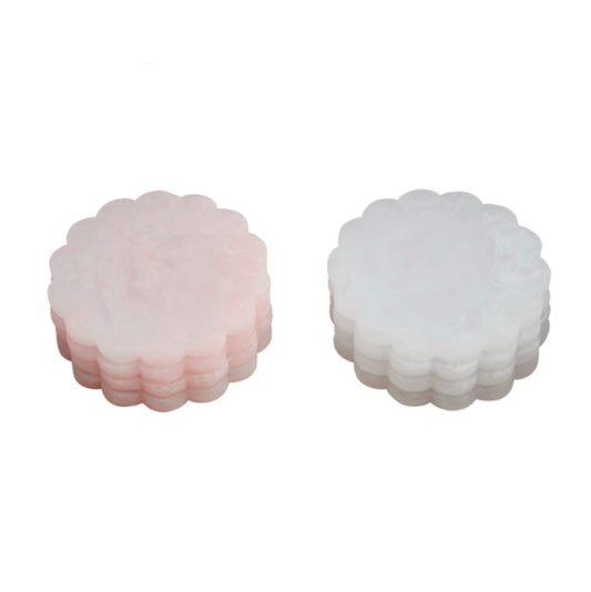 Scallop Resin Coasters