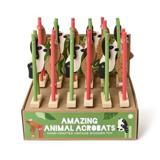 Animal Acrobats Wooden Toy
