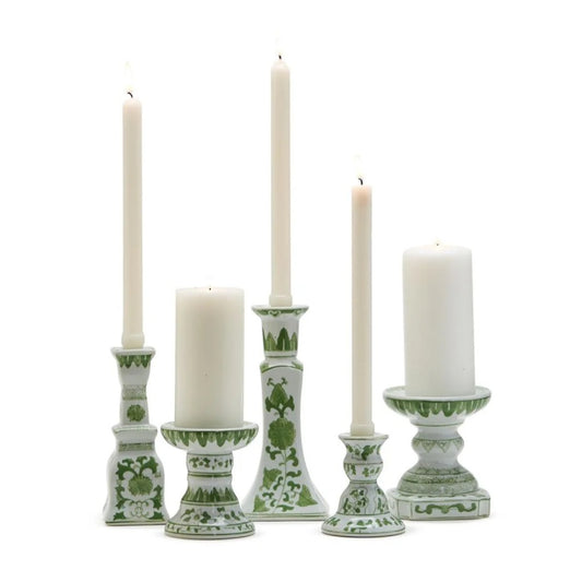 Countryside Green Candleholders