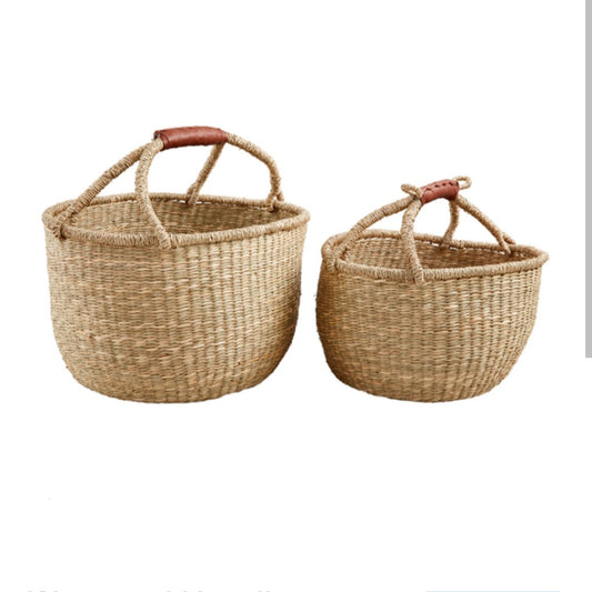 Wrapped Handle Basket