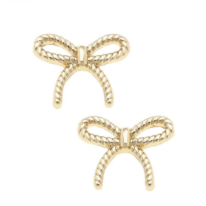 Bessie Rope Bow Earrings