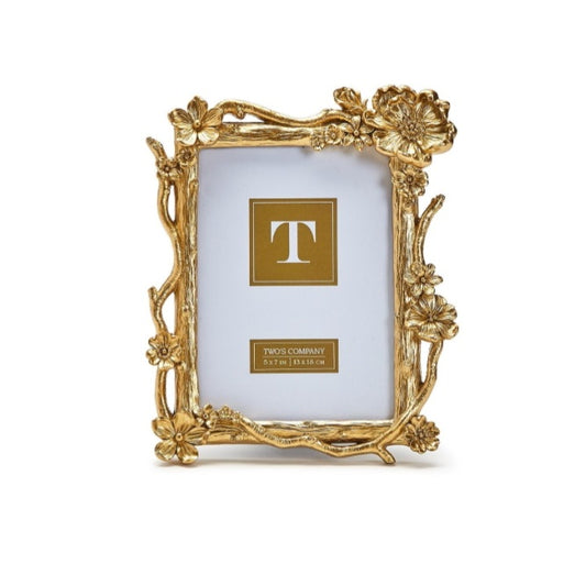 Floral Spray Photo Frame