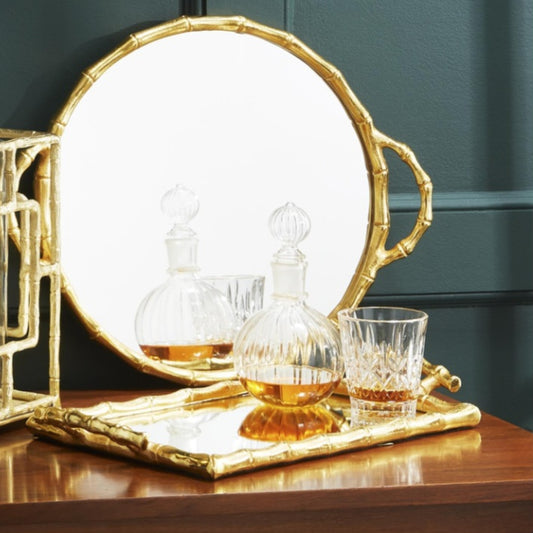 Bamboo Mirror Tray