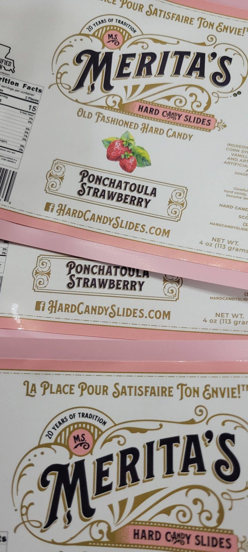 Ponchatoula Strawberry Glass Bottle